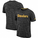 Men's Nike Pittsburgh Steelers Black Velocity Performance T-Shirt,baseball caps,new era cap wholesale,wholesale hats